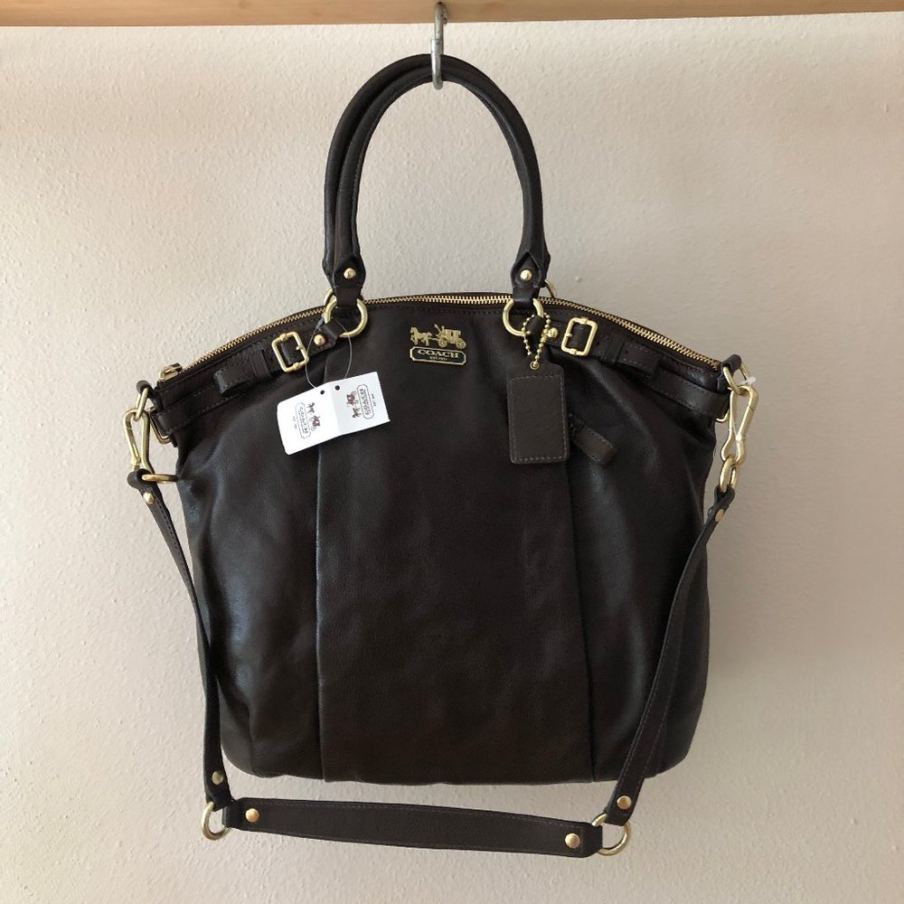 Coach Madison Womens Leather Satchel - 18641